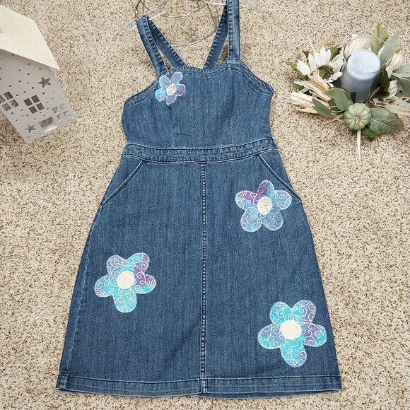Handmade Dresses & Skirts - 3627 Size S/M Upcycled Universal Thread Jean Jumper.